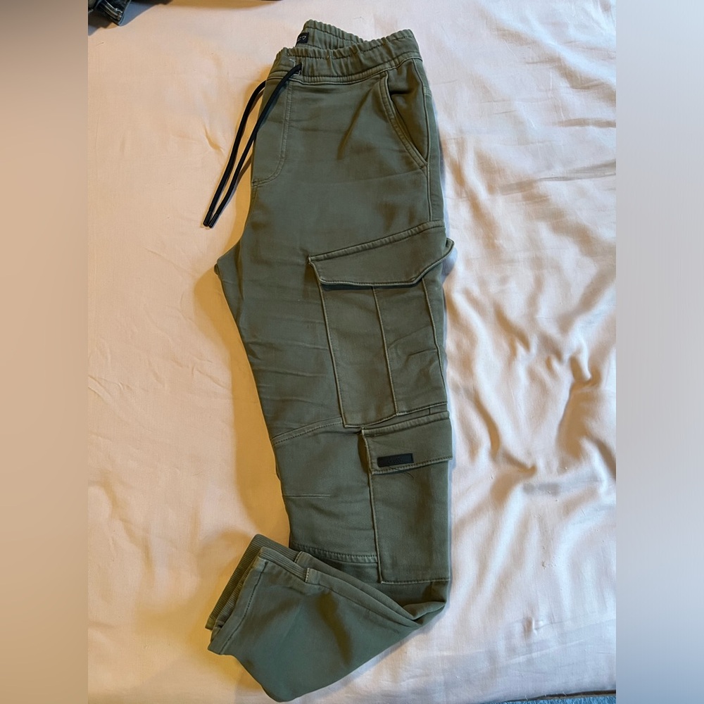 Olive Cargo Pants for Men